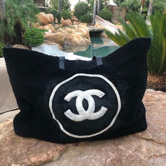 terry cloth beach bag